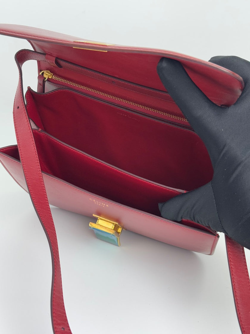 Preowned. Celine Box Red|6353