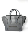 Preowned. Celine Mini Luggage Gray. FGA0152|9501