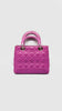 Preowned. Dior Lady Dior Medium Cannage Magenta Pink SHW. 08 MA 0122|11997