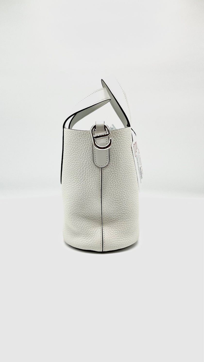 Brand New. Hermes In The Loop 18 New White Togo PHW. BBS005ZB|5165