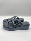 Brand New. Hermes Gipsy Sandals Black. 38|9161