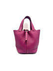 Preowned. Hermes Picotin 18 Tosca Clemence PHW. O Square AR|17827