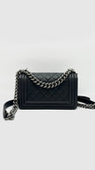 Preowned. Chanel Leboy Small Dark Gray Caviar Ruth HW. 26595963|15910