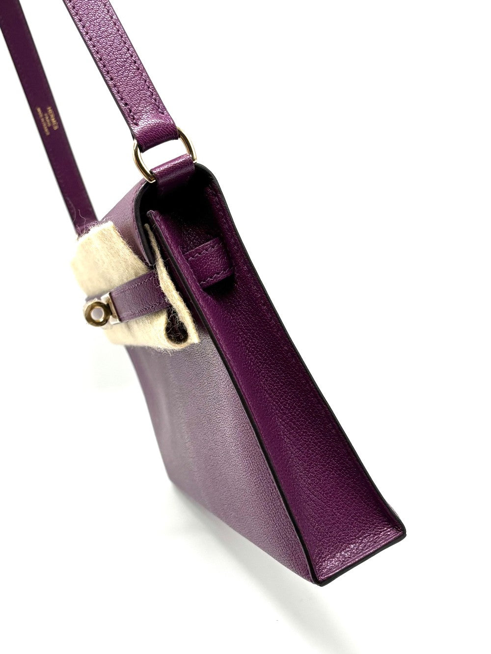 Brand New. Hermes Kelly Elan Anemone Evercolor GHW. WGN634AO|8829