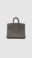 Preowned. Hermes Birkin 25 Etain Togo GHW. DPY837WM|14868