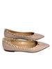 Preowned. Valentino Rockstud Ballet Flats Pale Pink 37|12359