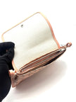 Like New. Goyard Plumet Pocket Wallet Rose Poudre SHW. ADM020226|17169