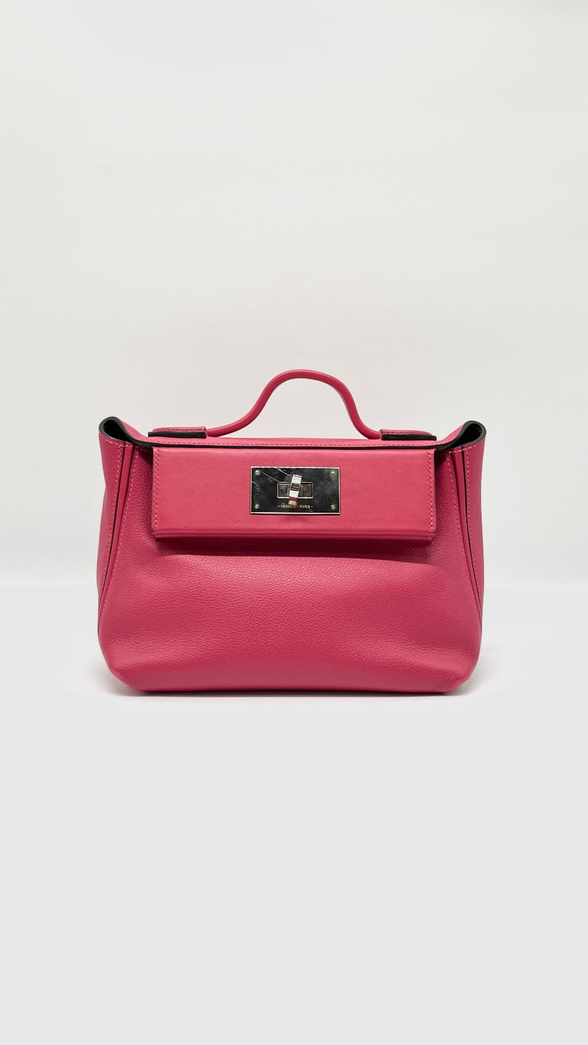 Preowned. Hermes 24/24 Mini Framboise. ZAS031TX|9702