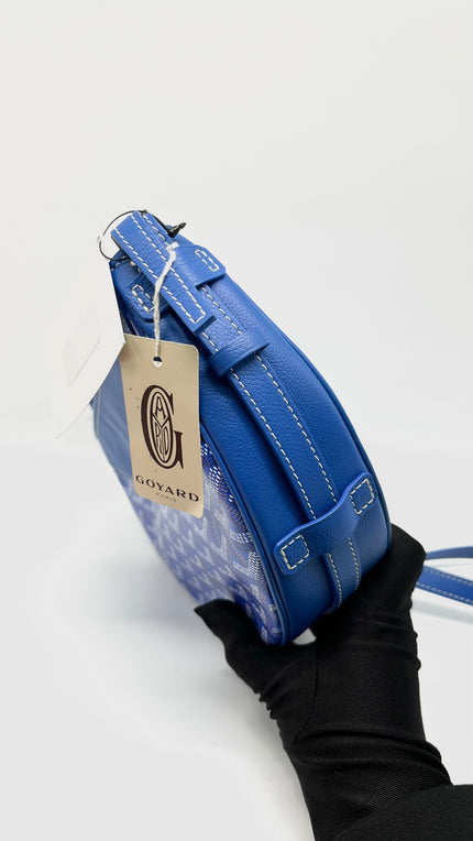 Brand New. Goyard Hirondelle Blue|11817