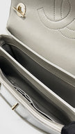 Preowned. Chanel Trendy Small Gray Lambskin GHW. 28739111|8293