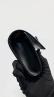 Preowned. Hermes Medor 23 Clutch Black GHW. RFA012BI|9783