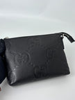 Like New. Gucci Jumbo Small Sling Bag Black|5972