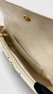 Unused. LV X TM Wallet On Chain Ivy Multicolor White GHW. Microchip|16298