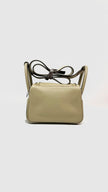 Like New. Hermes Mini Lindy Togo Beige Marfa. WMM24BV|9759