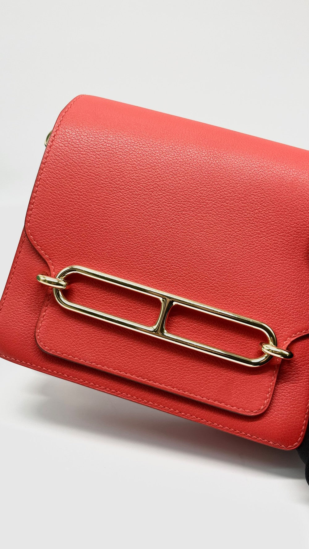 Like New. Hermes Roulis 18 Rouge Tomate Evercolor GHW. XST 010 PI|12055