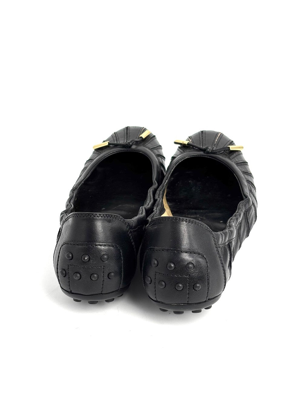 Preowned. Tods Dolls Shoes Black. 39|12830