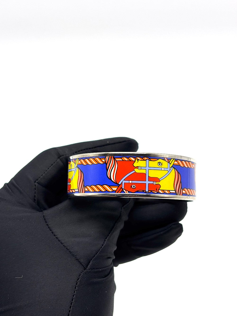 Preowned. Hermes Grand Apparat Bangle|8877