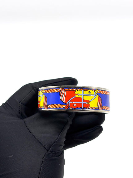 Preowned. Hermes Grand Apparat Bangle|8877