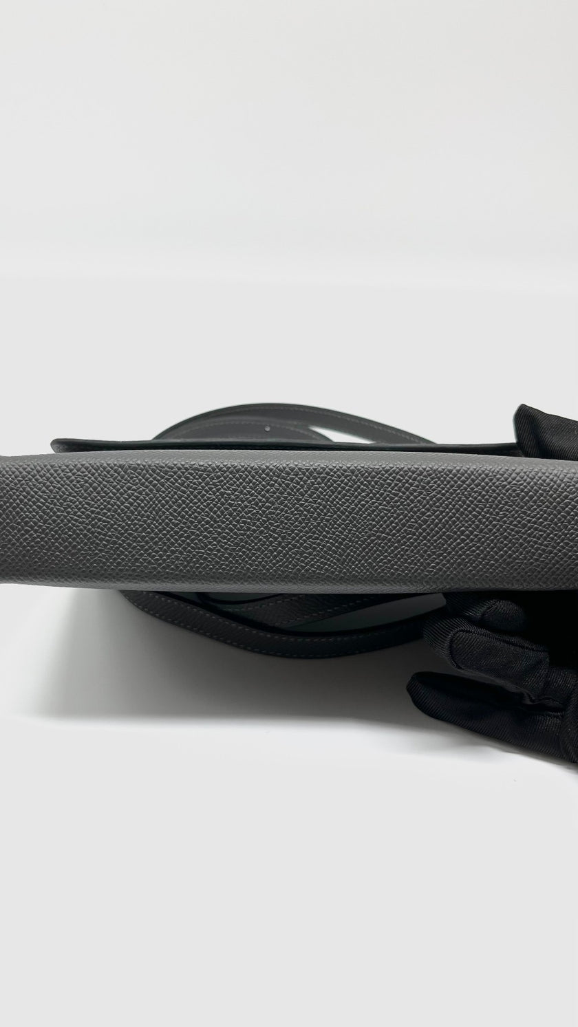 Brand New. Hermes Snap Wallet Epsom Gris Misty. WAM011UH|5041