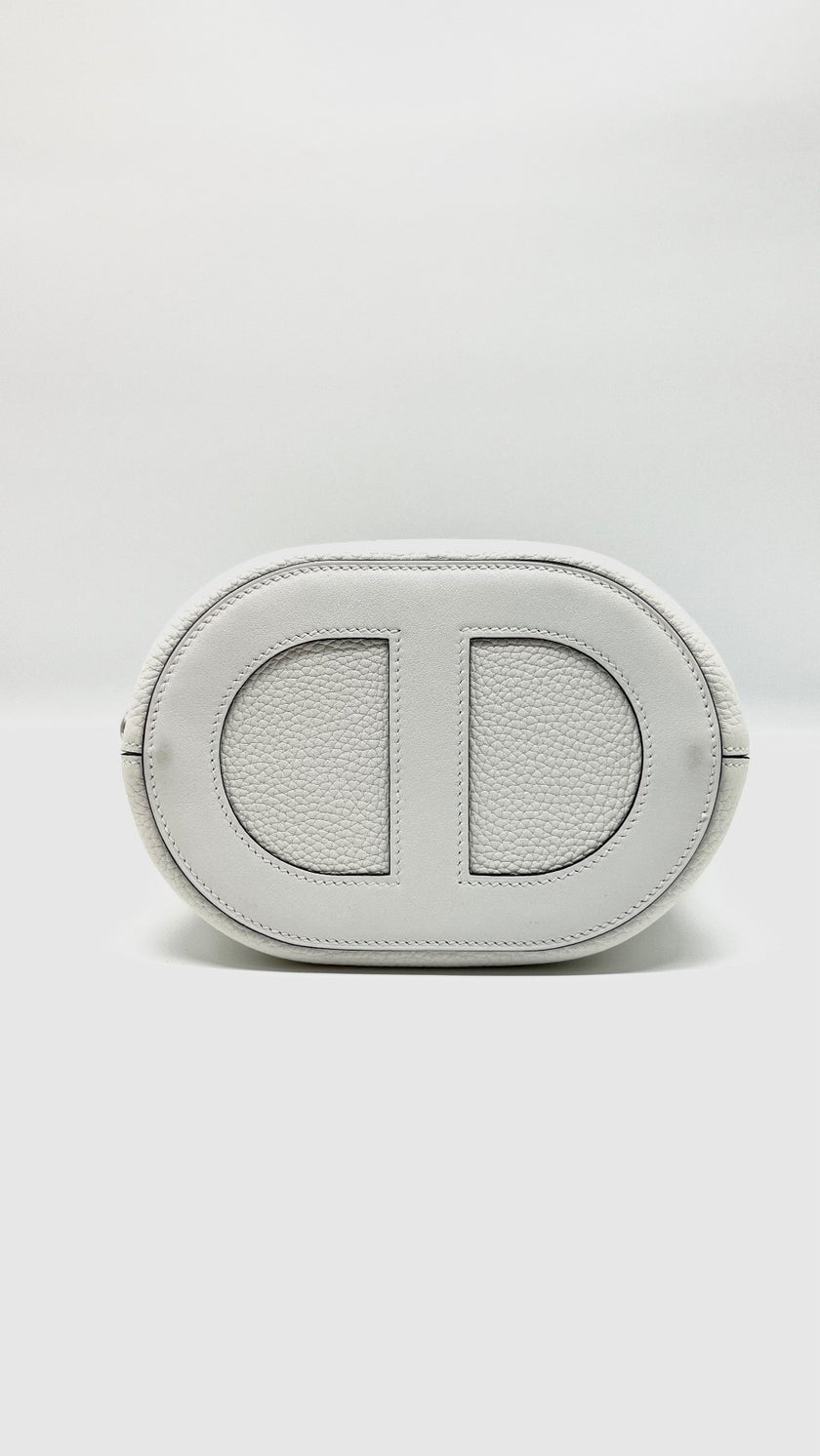 Brand New. Hermes In The Loop 18 New White Togo PHW. BBS005ZB|5168