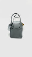 Brand New. Hermes Lindy 26 Gris Pantin Clemence PHW. KMA791DH|14639