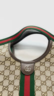 Like New. Gucci Giglio GG Canvas Tote Bag. 860845525040|16050