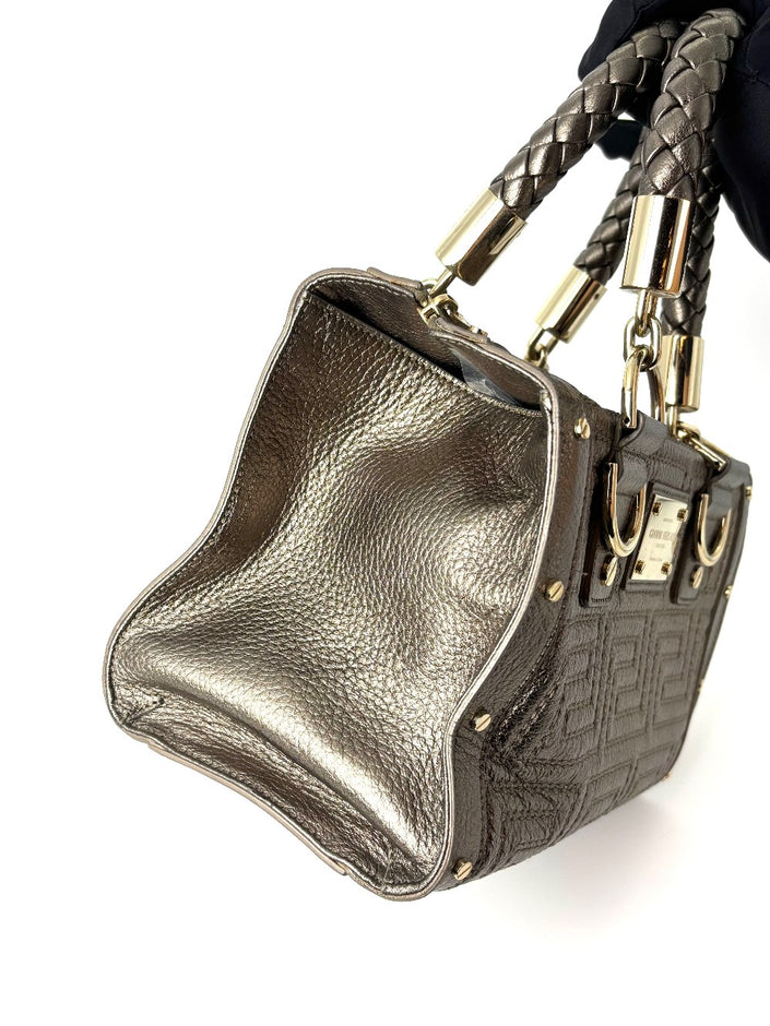Preowned. Versace Two Way Metallic Gray|5997