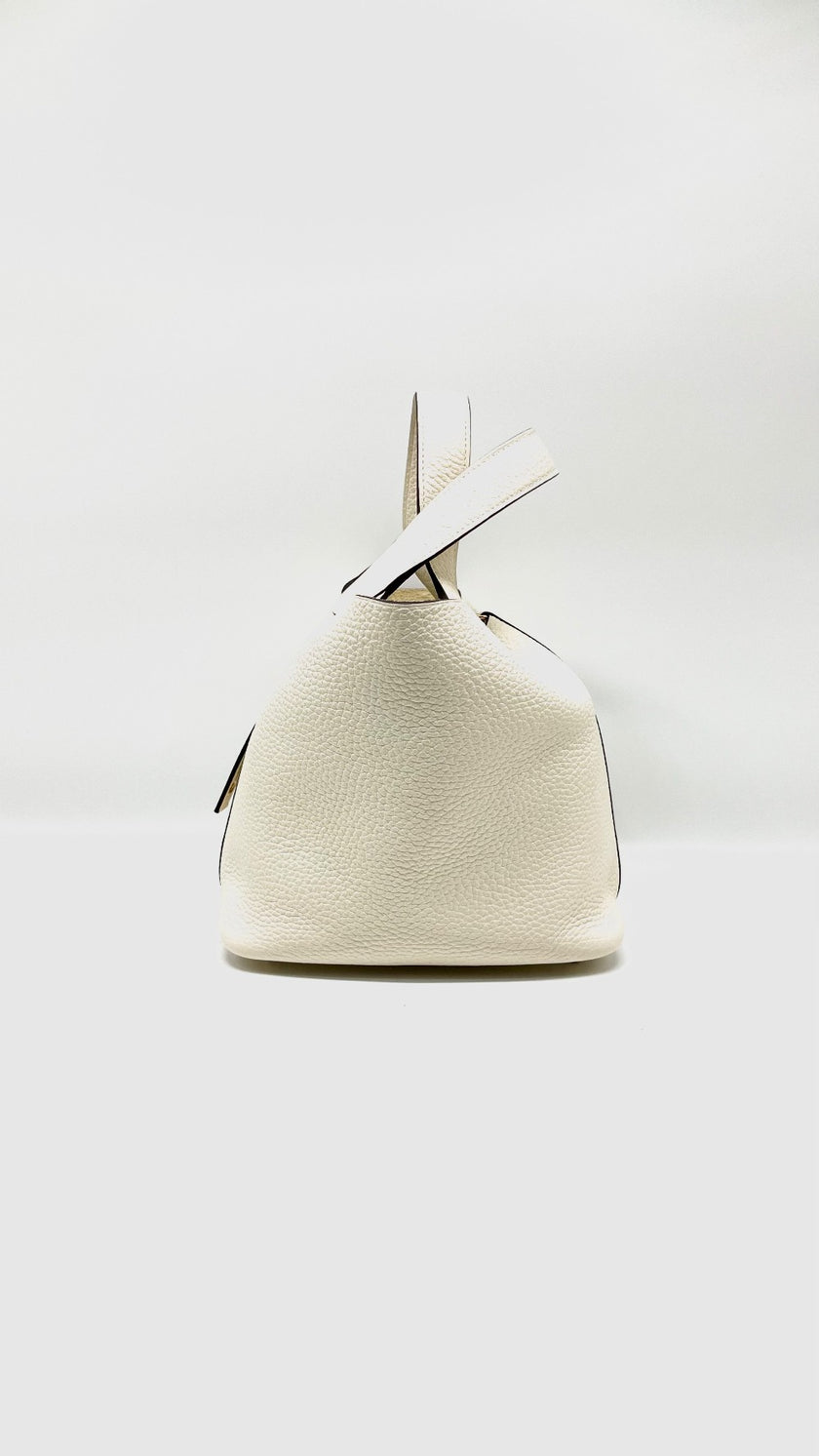 Like New. Hermes Picotin 18 Nata Clemence GHW. BFS005GX|12179