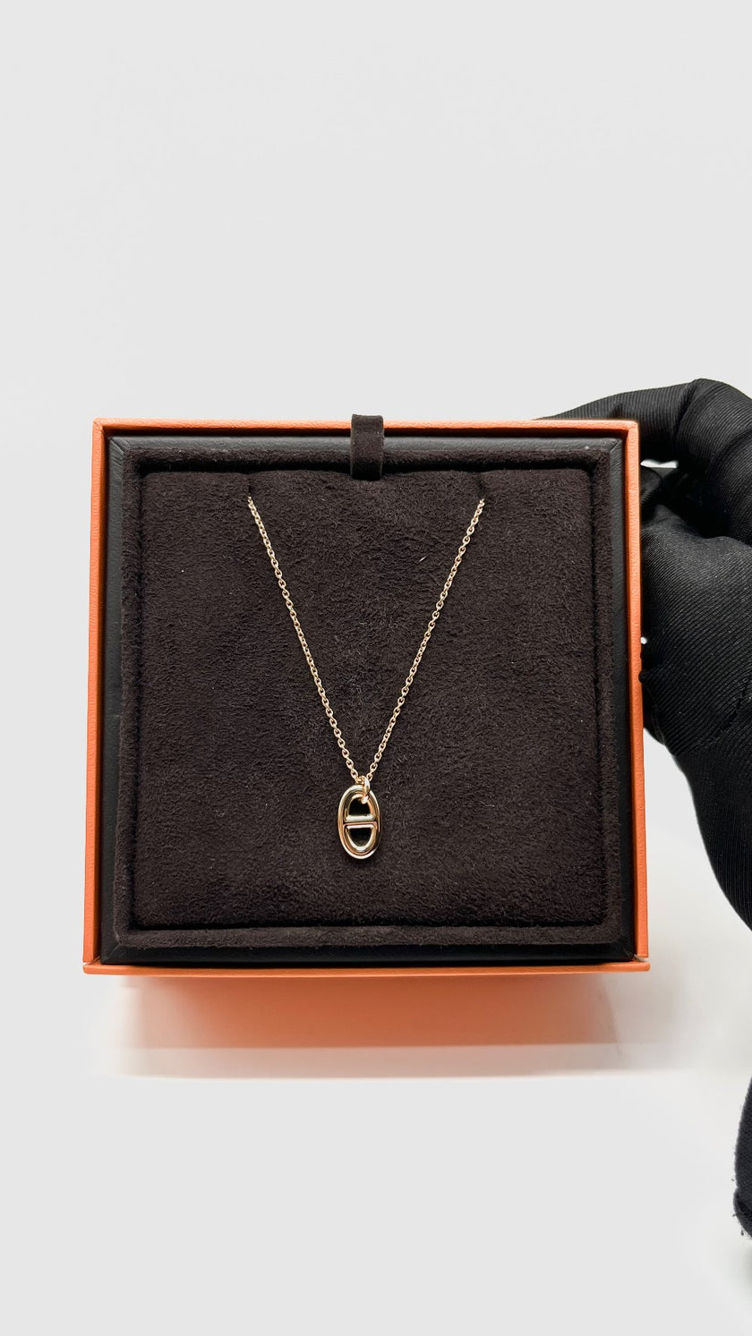 Brand New. Hermes Farandole Necklace Gold|9378