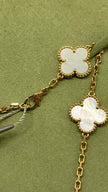 Brand New. VCA Alhambra Necklace 10 Motifs MOP|6224