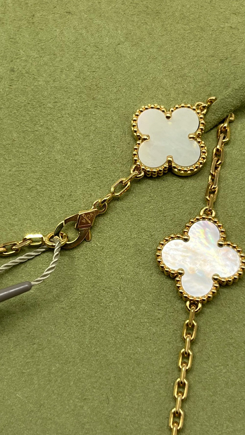 Brand New. VCA Alhambra Necklace 10 Motifs MOP|6224