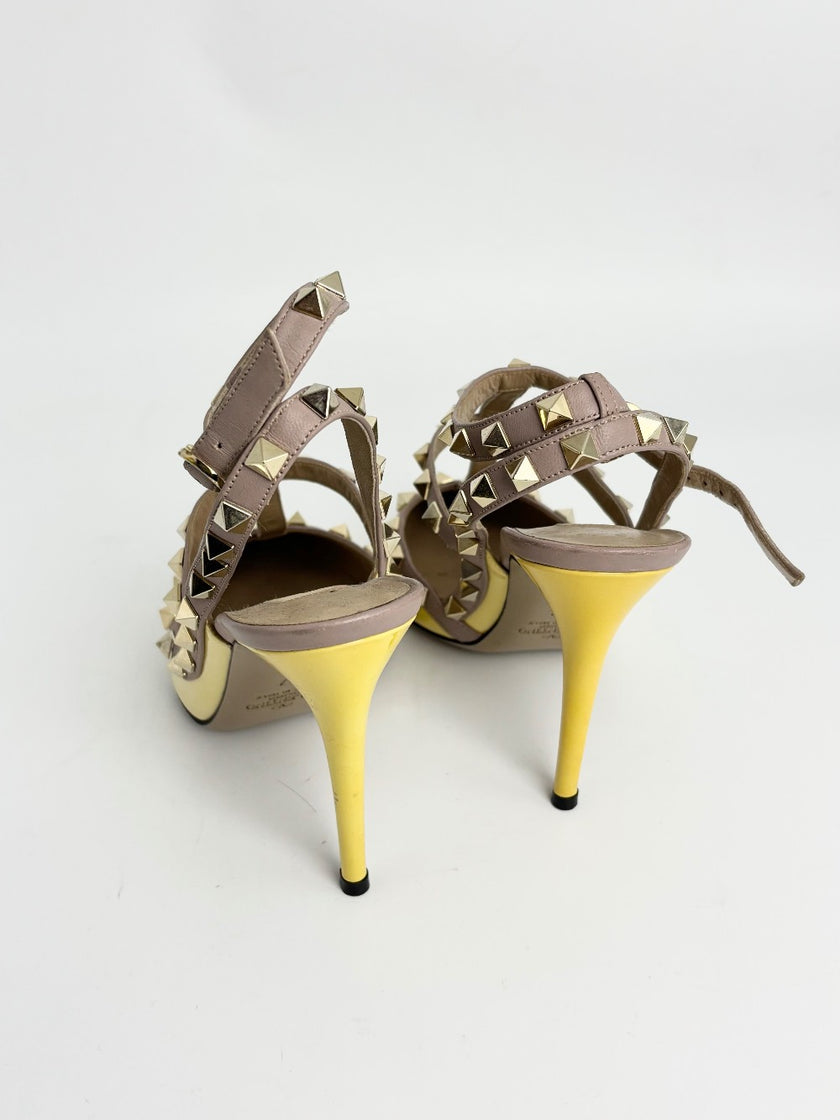 Brand New. Valentino Heel White. 37|12639