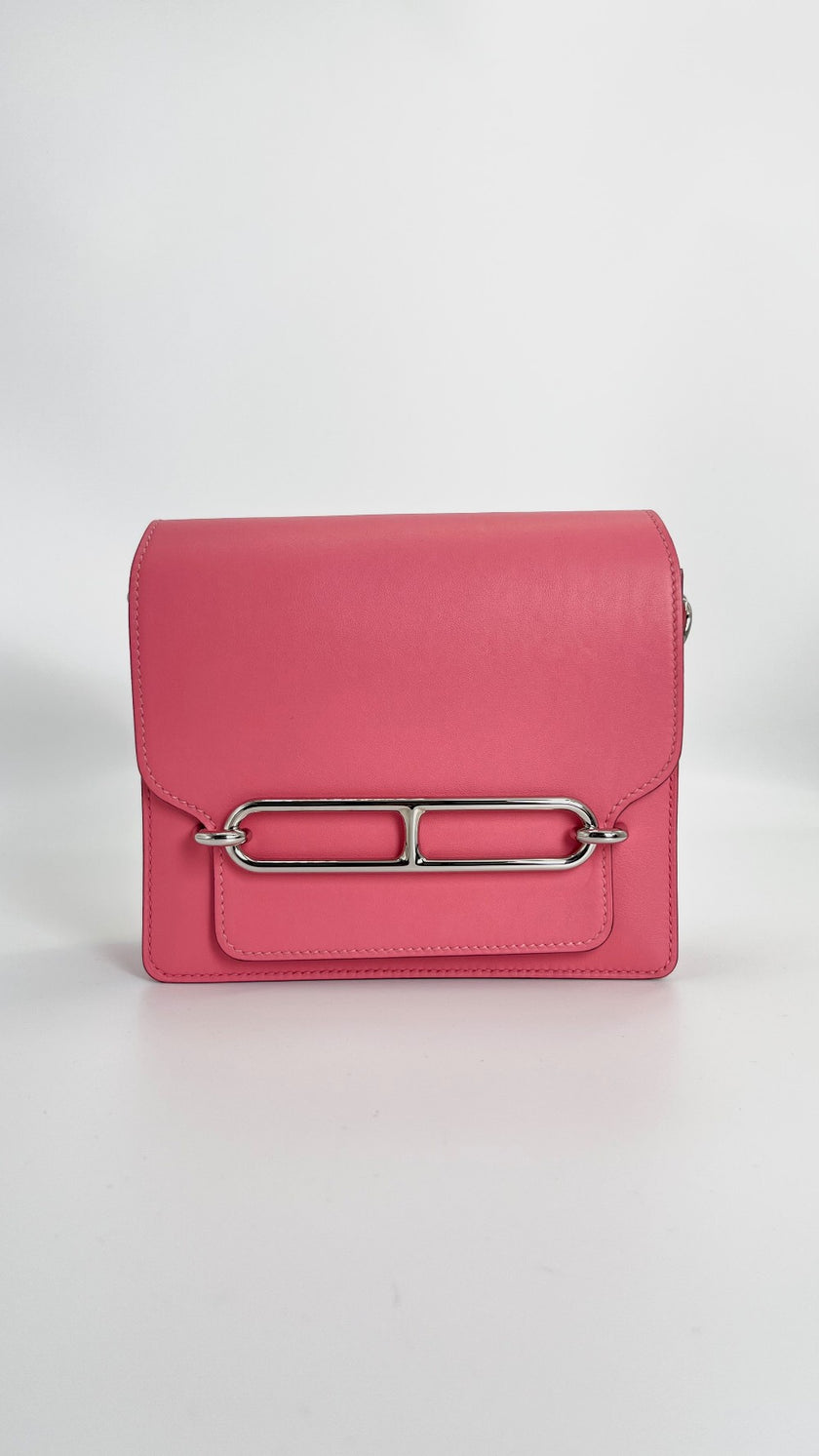 Brand New. Hermes Roulis 18 Rose Azalee. BHA455UP|3862