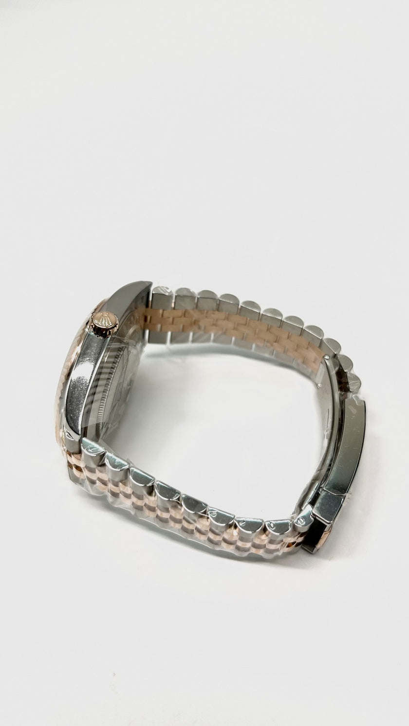 Brand New. Rolex Datejust 41 Sundust Dial w/ Dias RG/Steel Jubilee 2025 22 Links.|11494