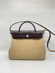 Preowned. Hermes Herbag 31 Trench/Ebene Canvass PHW. UMN009KD|10292