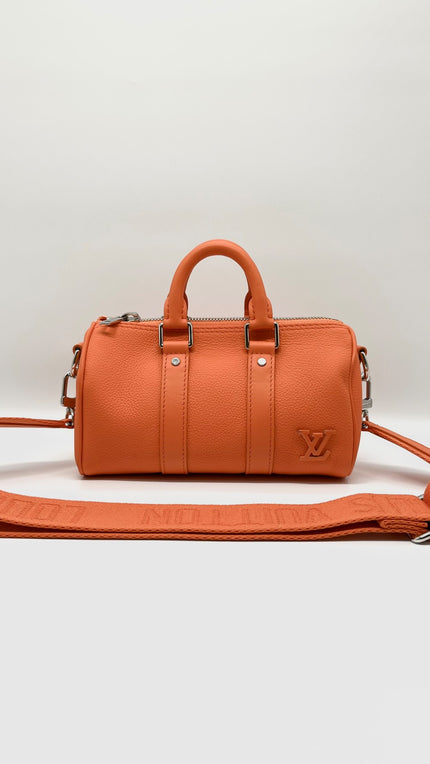 [SALE] Like New. LV Keepall XS Orange. MICROCHIP|7090