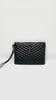 Preowned. YSL Cassandre Matelasse Tablet Pouch Black GHW. P183790390413|10860