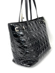[SALE] Preowned. Dior Panarea Cannage Tote Patent SHW. 01BO0190|11177