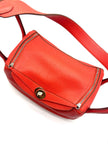 Preowned. Hermes Lindy 26 Rose Jaipur Clemence PHW. R Square 72A|17268