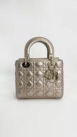 Preowned. Lady Dior Small Bronze GHW|4383