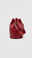Like New. Fendi Mon Tresor Red Bucket Bag|14941