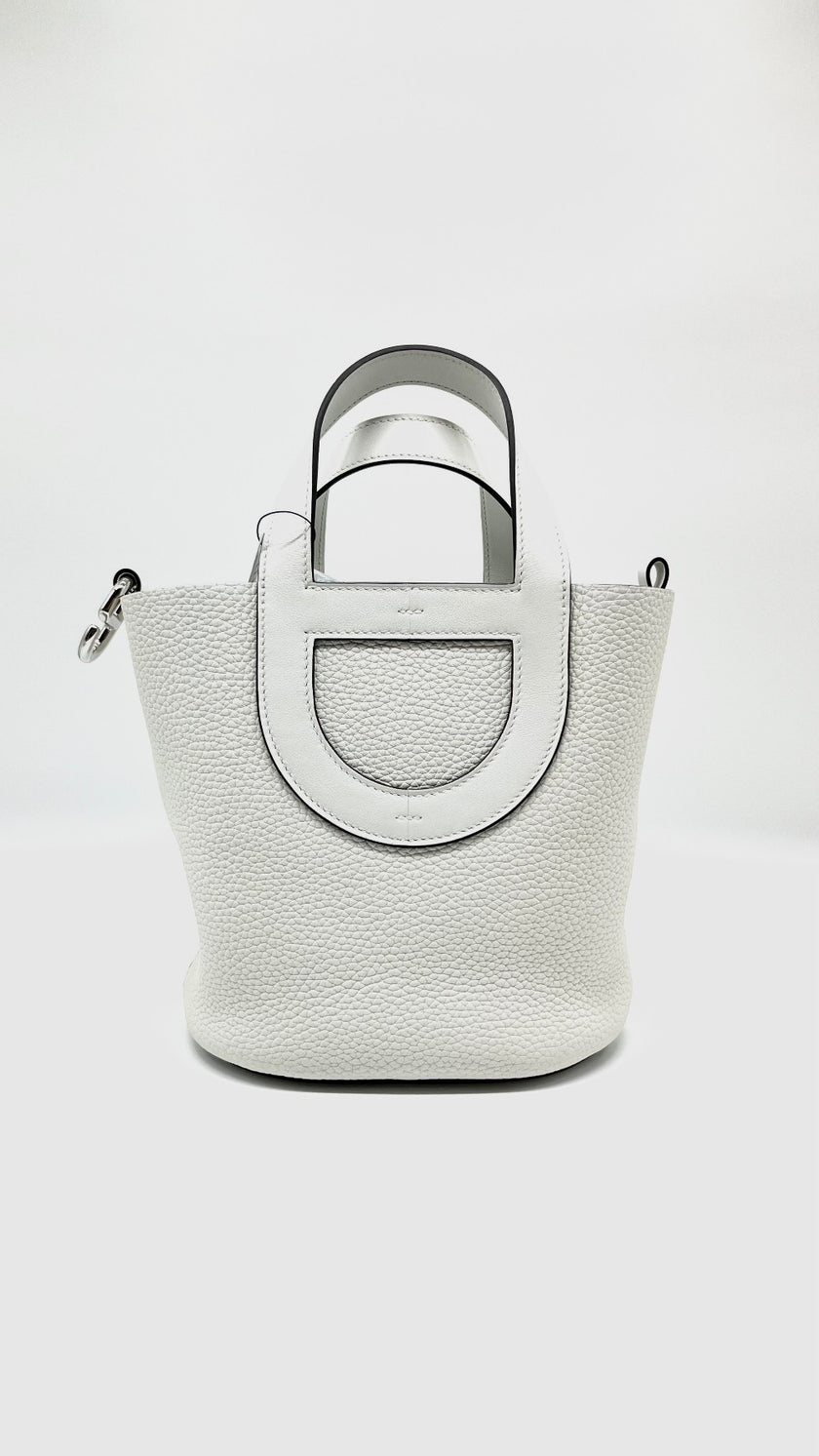 Brand New. Hermes In The Loop 18 New White Togo PHW. BBS005ZB|5166