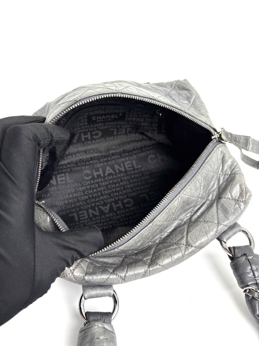 Preowned. Chanel Matelasse Vintage Gray. 10457941|4144