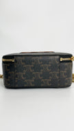 Unused. Celine Triomphe Box Tan|4554