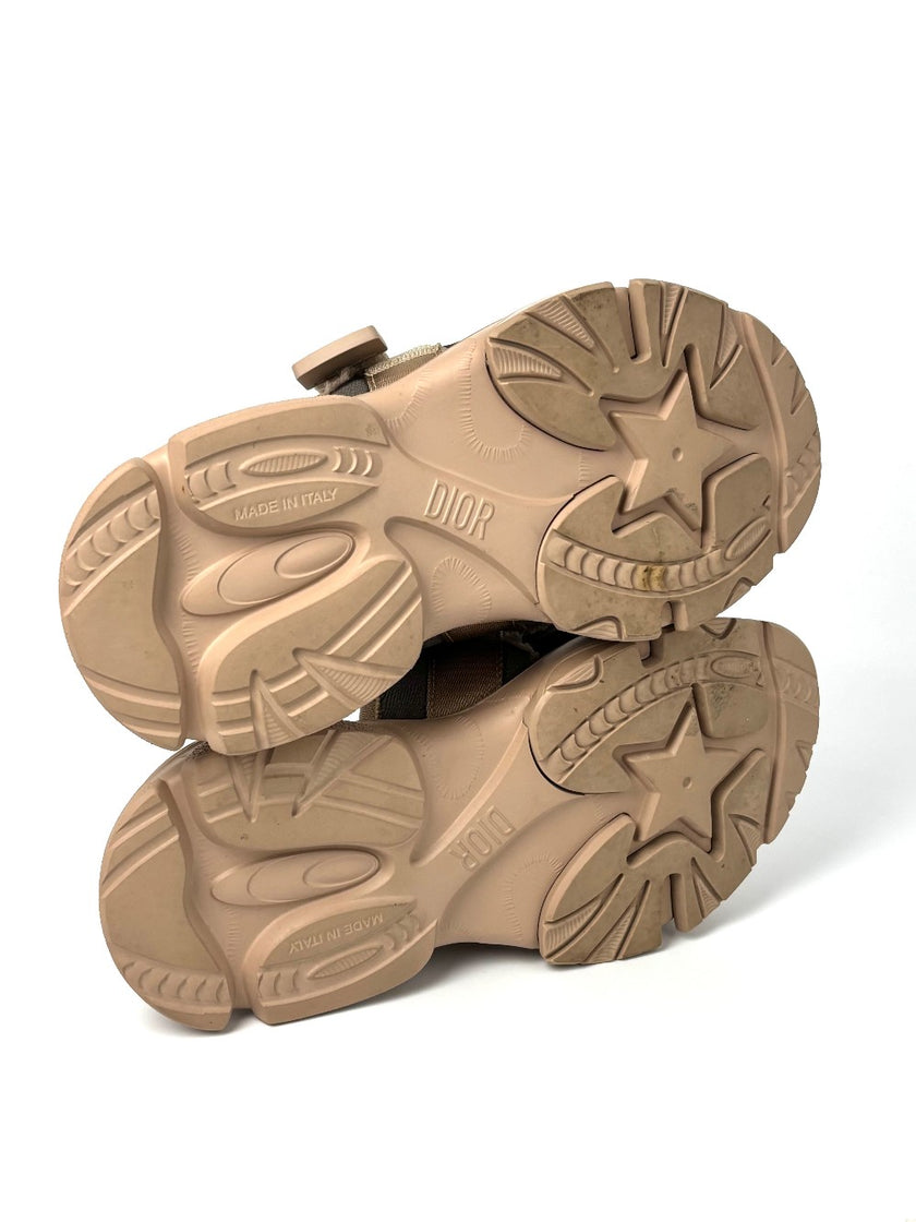 Preowned. Dior Evolution Slides Nude. 36|9027