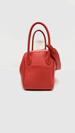 Preowned. Hermes Lindy 26 Rose Jaipur Togo PHW. XPY001BY|10485