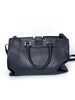 Preowned. YSL Cabas Navy Blue|6381