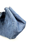 Preowned. Prada Canapa Denim Tote Bag Blue. 197|17530