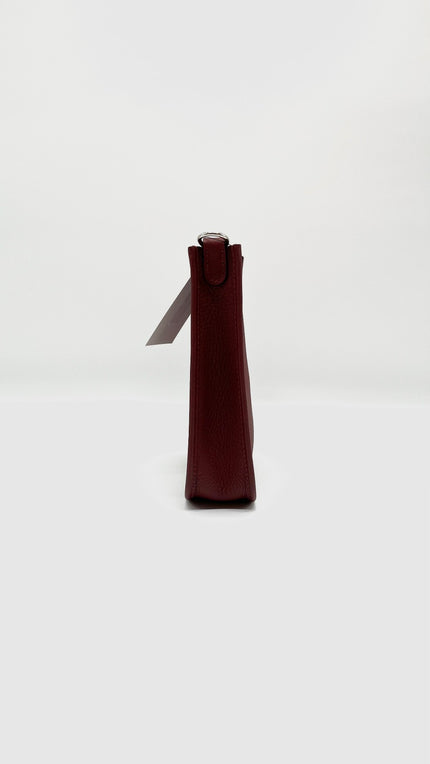 Brand New. Hermes Evelyne TPM Rouge H Clemence PHW. WTS007AU|5317