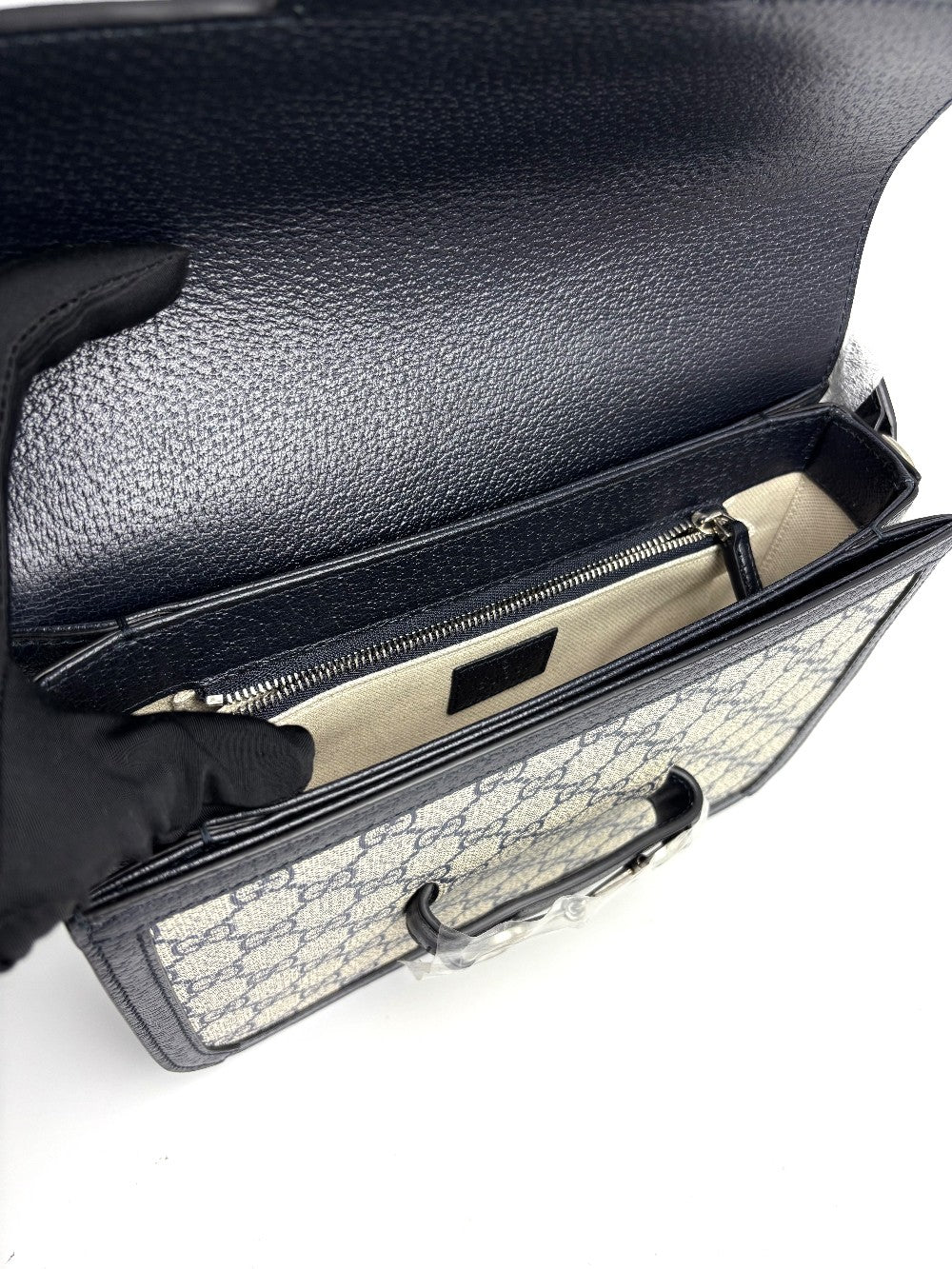 Brand New. Gucci Horsebit 1995 Small Shoulder Bag GG Supreme Canvas|12916